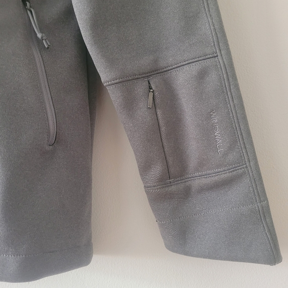 North Face Windwall Womens Jacket Small Gray Warm Layer Outdoor Midweight - Picture 6 of 6
